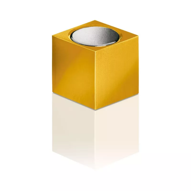 SIGEL BA724 Imanes de neodimio cúbicos 11 mm Cobre Oro Gris Brillante pack de 3