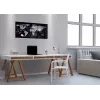 SIGEL GL270 Pizarra magnética de cristal 910 x 460 mm, Superblanco, sin marco, incl. 2 imanes y rotulador
