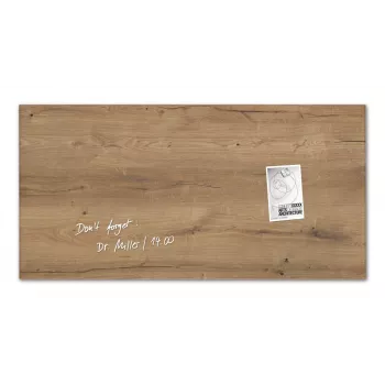 SIGEL GL258 Pizarra magnética de cristal 910 x 460 mm Blanco