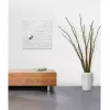SIGEL GL164 Pizarra magnética de cristal 480 x 480 mm Blanco
