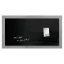 SIGEL artverum Pizarra magnética de vidrio 910 x 460 mm blanco puro sin marco