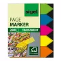 SIGEL HN613 Pestañas índice autoadhesivas 45x60mm blancas 200 uds.