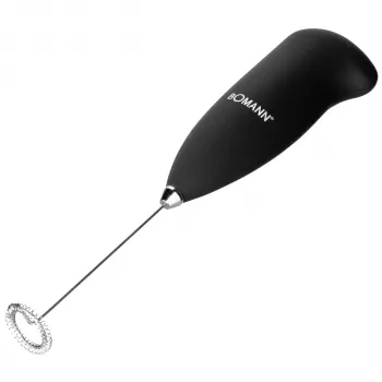 Bomann MS 344 CB Espumador de leche, 500 W, negro/plata