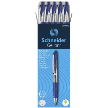 Schneider Gelion+ bolígrafo de gel azul 0,4 mm - pack de 10