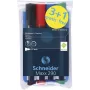 Schneider Maxx 290 rotuladores para pizarra blanca y rotafolio, colores surtidos 2,0 - 5,0 mm, pack de 4