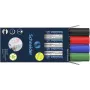 Schneider Maxx 293 rotuladores para pizarra blanca y rotafolio, colores surtidos 2,0 - 5,0 mm, pack de 4