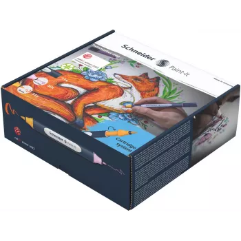 Schneider Paint-It 040 set de 72 rotuladores pincel, colores surtidos