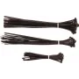 3rd Party set de 75 clips y bridas para cables negro