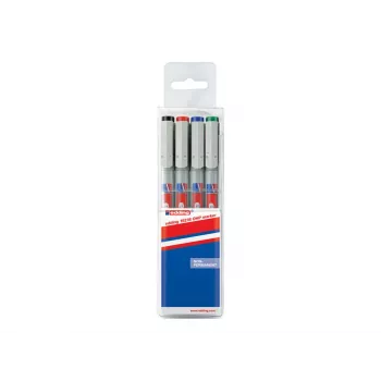 EDDING Rotulador para retroproyector 4-152-4 no permanente surtido 4 uds./pack