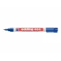 EDDING 404 Rotulador permanente para vidrio, metal, plástico - negro - 1 mm punta redonda