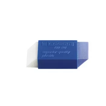 EDDING DR 20 Goma de borrar - plástico - azul - transparente - adultos y niños - 53 mm - 22 mm - 13 mm