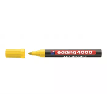 EDDING 400 Rotulador permanente 1,0 mm amarillo punta redonda recargable