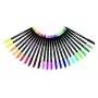 EDDING 1200 Rotulador de fieltro - colores surtidos - 1 mm - pack de 10