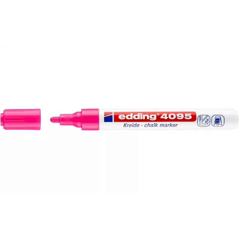 EDDING 4095 Rotulador de tiza - rosa - 10 uds.