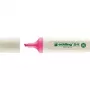 EDDING EcoLine 24 Rotulador fluorescente - rosa - 10 uds. - punta biselada 2-5 mm - tinta base agua - 90 % plástico reciclado