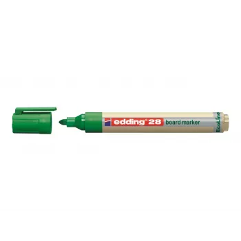 EDDING EcoLine 28 Rotulador de pizarra blanca negro punta redonda 1,5-3 mm recargable