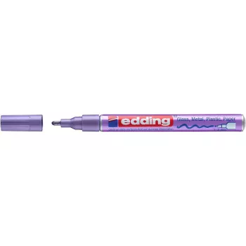 EDDING 4-751-9-078 Rotulador de pintura - violeta - punta redonda - aluminio - fino - 1 mm