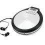 Soundmaster CD9220 Reproductor de CD portátil con anti-shock de 40 s, DBBS, negro/plata