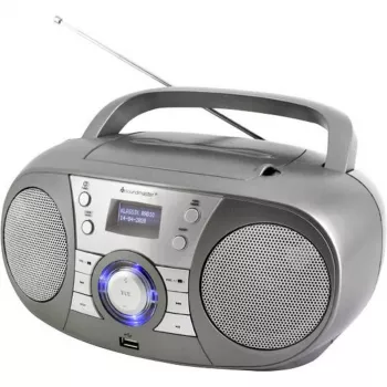 Soundmaster SCD1800TI Boombox DAB+/CD titanio
