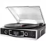 Soundmaster PL590SW Cadena estéreo tocadiscos con DAB+, FM, AUX, USB, función de grabación, negro