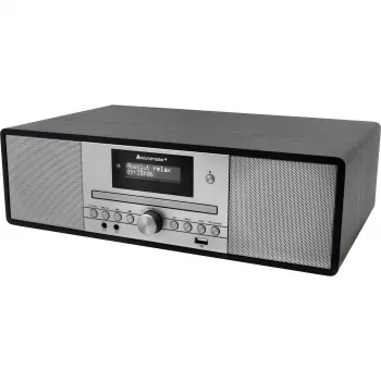 Soundmaster DAB980SW Music Centre DAB+/FM-RDS reproductor de CD USB Bluetooth audiolibros con casete y tocadiscos negro