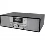 Soundmaster DAB980SW Music Centre DAB+/FM-RDS reproductor de CD USB Bluetooth audiolibros con casete y tocadiscos negro