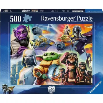 RAVENSBURGER Puzzle The Mandalorian and Grogu (500 Piezas)