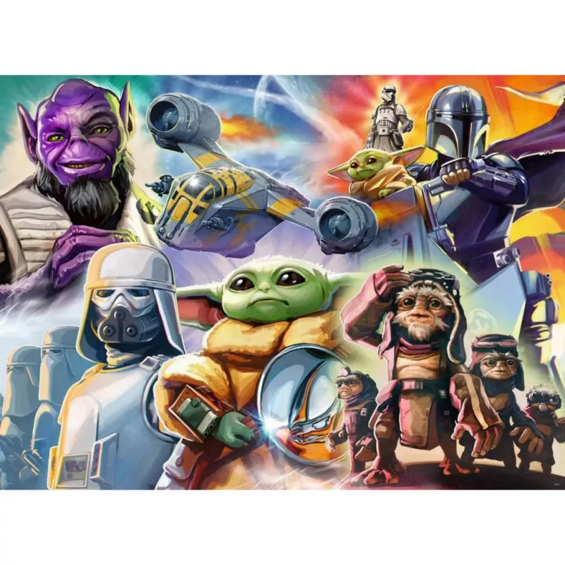 RAVENSBURGER Puzzle The Mandalorian and Grogu (500 Piezas)