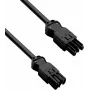 HELOS Cable de prolongación para dispositivos GST18 compatible conector macho a conector hembra negro 1,5 m