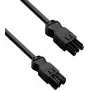 HELOS GST18i3 cable alargador de corriente 2,0m negro macho-hembra