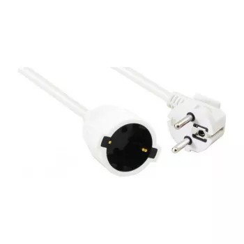 Cable alargador Schuko HELOS, 3 polos, blanco, 3,0 m
