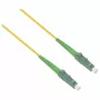Cable de parcheo de fibra óptica HELOS OS2 simplex LSZH 2,0 mm LC/APC-LC/APC amarillo 15 m