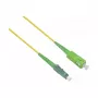 Cable de parcheo de fibra óptica HELOS OS2 simplex LSZH 2,0 mm SC/APC a LC/APC amarillo 20 m