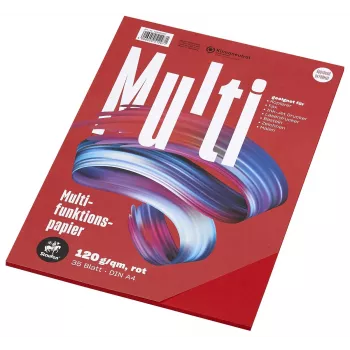 Staufen papel multifunción 7X 734051297 A4 120 g rojo 35 hojas