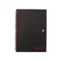 Oxford 400047609 cuaderno A4 cuadriculado negro 70 hojas mate