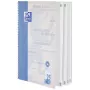Oxford bloc de college A4+ 80 hojas rayado 4 taladros blanco 90 g/m²