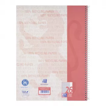 Oxford bloc de college A4+ 80 hojas 90 g/m² cuadriculado 4 taladros margen derecho blanco