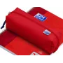 Oxford estuche rectangular grande rojo poliéster reciclado