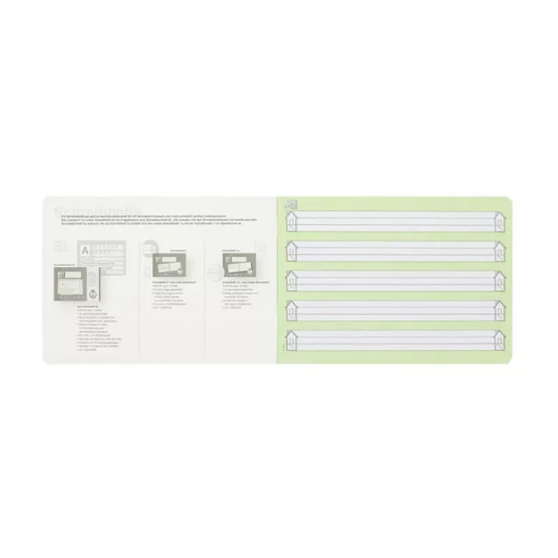 Oxford 100050100 cuaderno A5 90 g/m2 verde