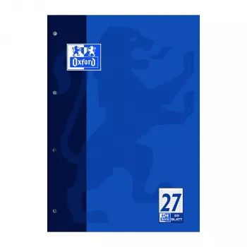Oxford 100050352 cuaderno A4 90 g/m2 azul