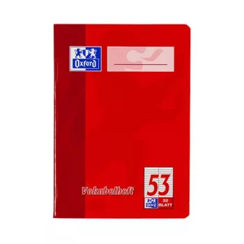 Oxford 100050336 cuaderno A4 90 g/m2 rojo