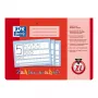 Oxford 100050304 cuaderno escolar de prácticas A4 apaisado, 16 hojas