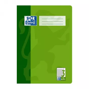 Oxford cuaderno escolar A4 16 hojas Lineatur 3R rayado con margen 3.º curso
