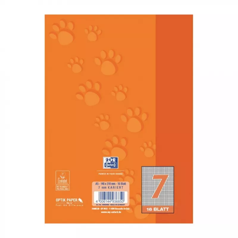 Oxford 100050409 cuaderno A5 90 g/m2 naranja