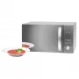 Profi Cook PC-MWG 1176 H Microondas 800 W función grill, función aire caliente, función temporizador (501176) Plata