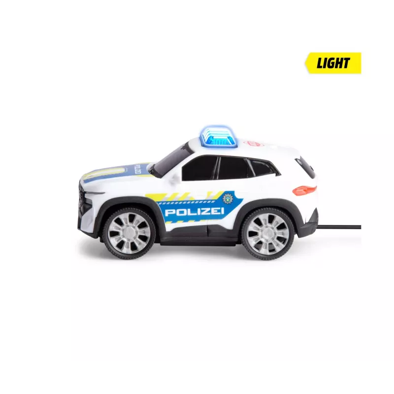 Dickie BMW XM Police Racer 203712034, con cable