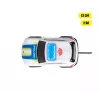 Dickie BMW XM Police Racer 203712034, con cable