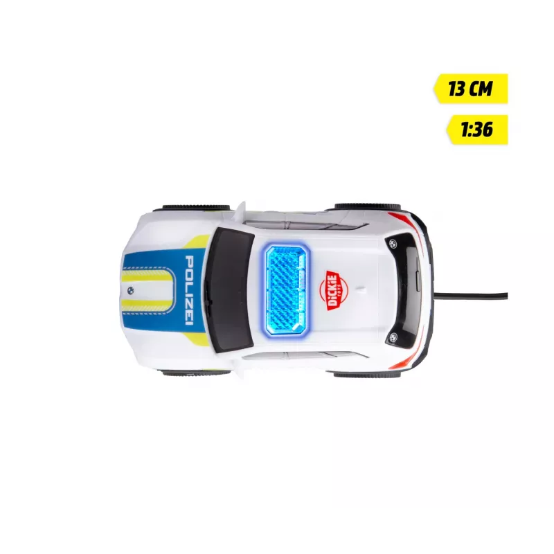Dickie BMW XM Police Racer 203712034, con cable
