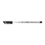 STABILO OHPen Universal M 853 Rotulador para transparencias no permanente, negro, 1,0 mm punta biselada Medium
