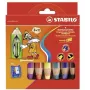STABILO woody 3 in 1 Multi pack de 6 - colores surtidos